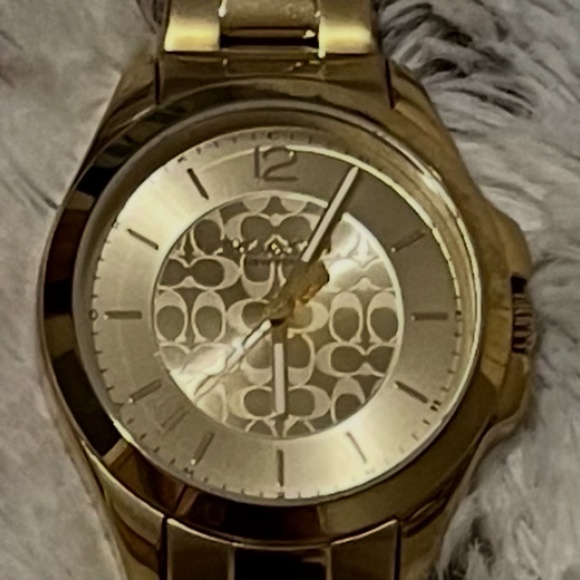 Authentic Women’s Coach Libby Gold Watch Sm/Med 20mm - Picture 9 of 9